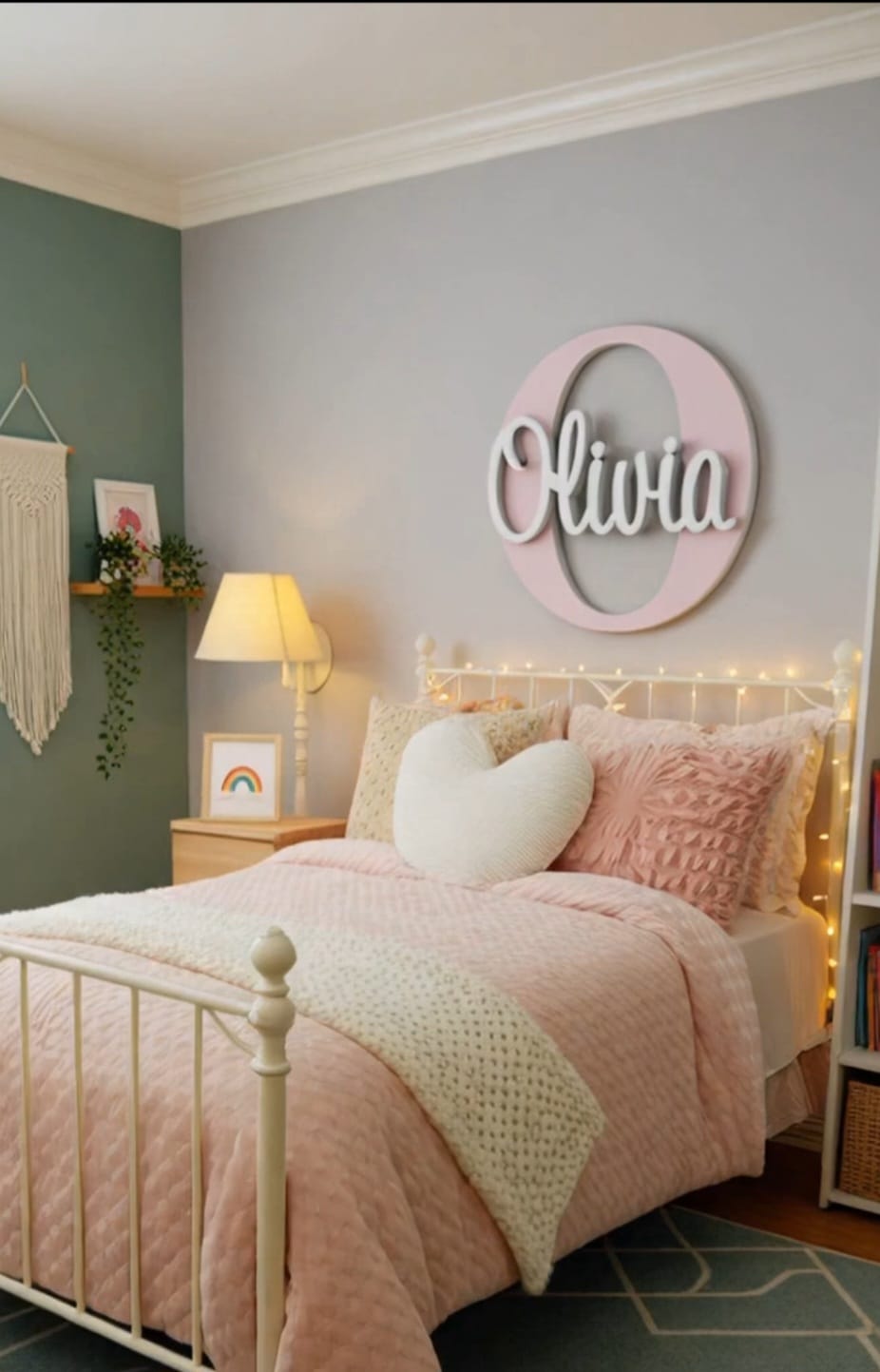 Olivia personalized nursery name sign